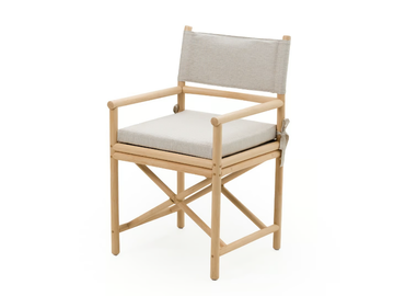 LIA - Rattan chair with armrests by Mila Maurizi - view 3